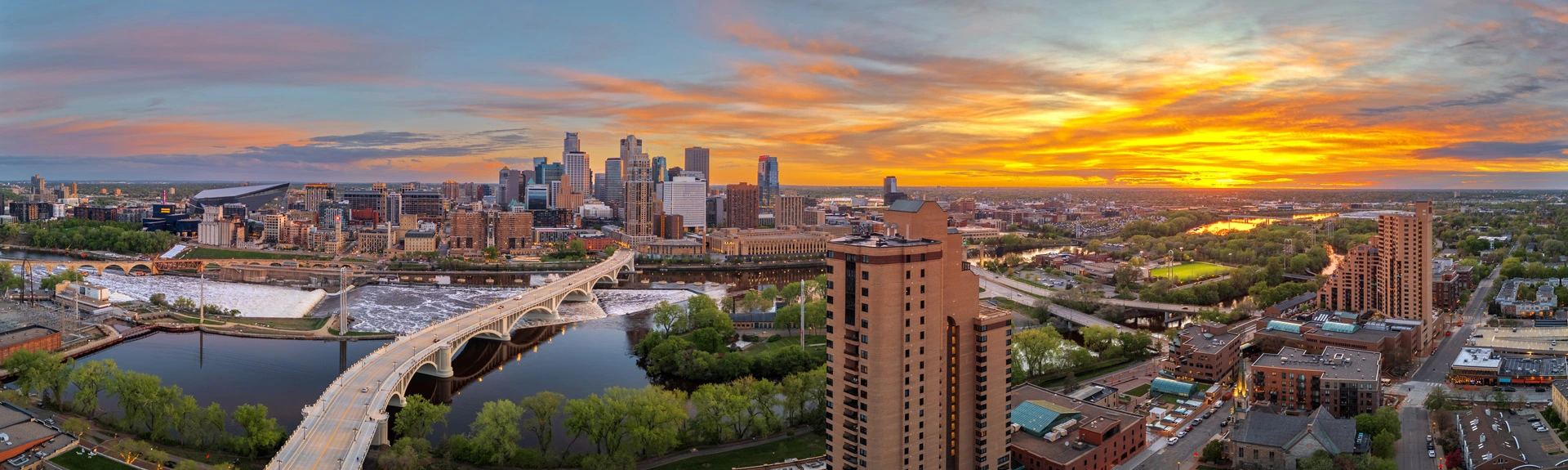 Downtown Minneapolis Sunset